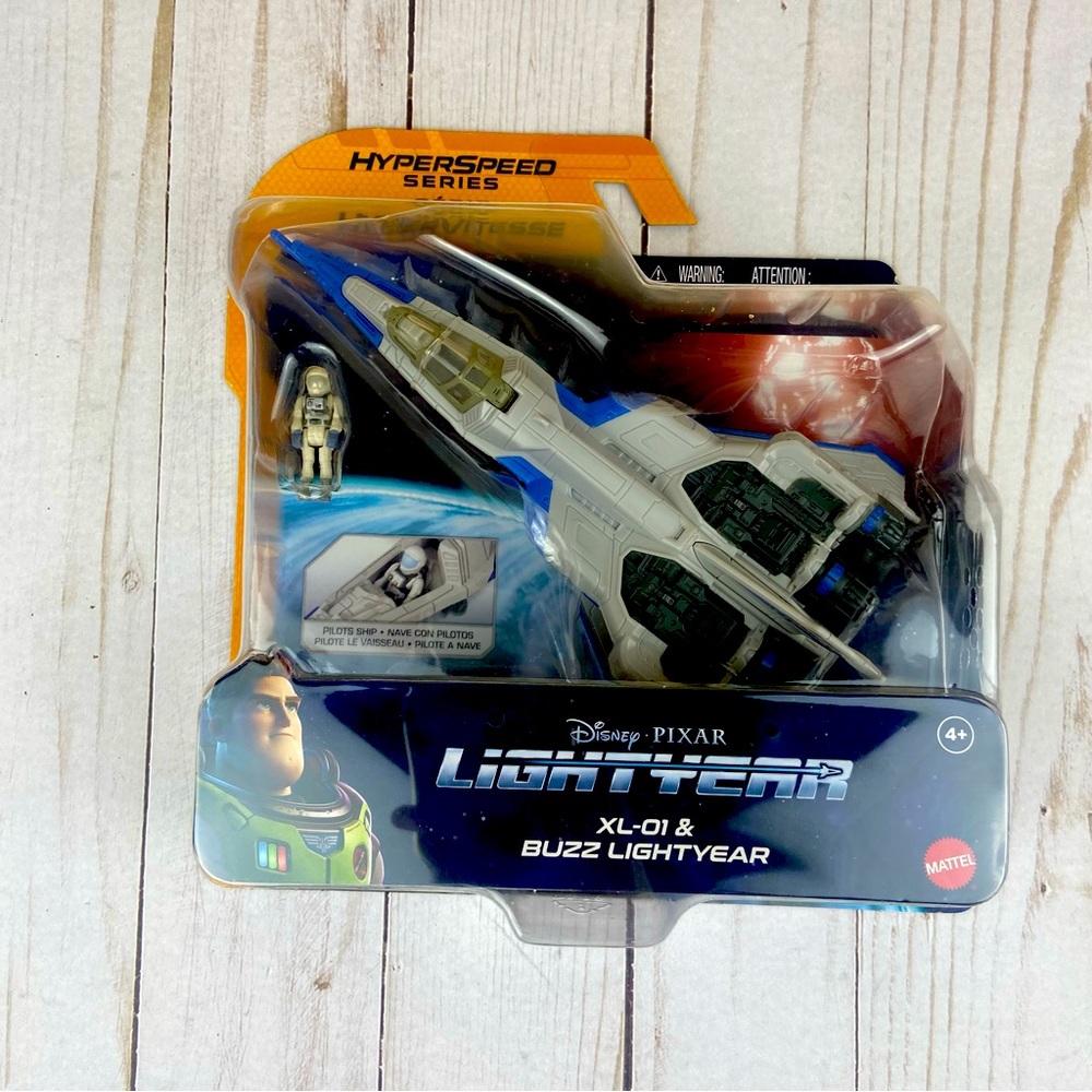 NWT Lightyear Hyperspeed Series XL-01 Spaceship & Buzz